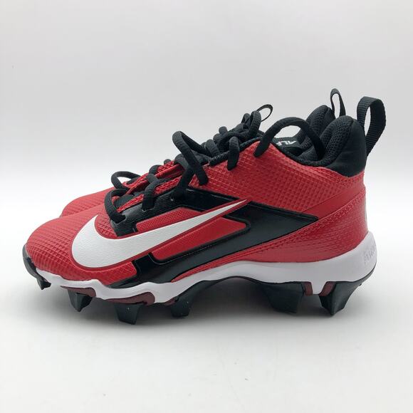 Nike Boys' Alpha Menace 4 Shark Football Cleats Size 10 Red White NWOB - Picture 7 of 11